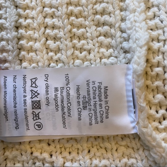 Madewell Bobble Cardigan Sweater Bright Ivory Size Medium - Picture 8 of 11